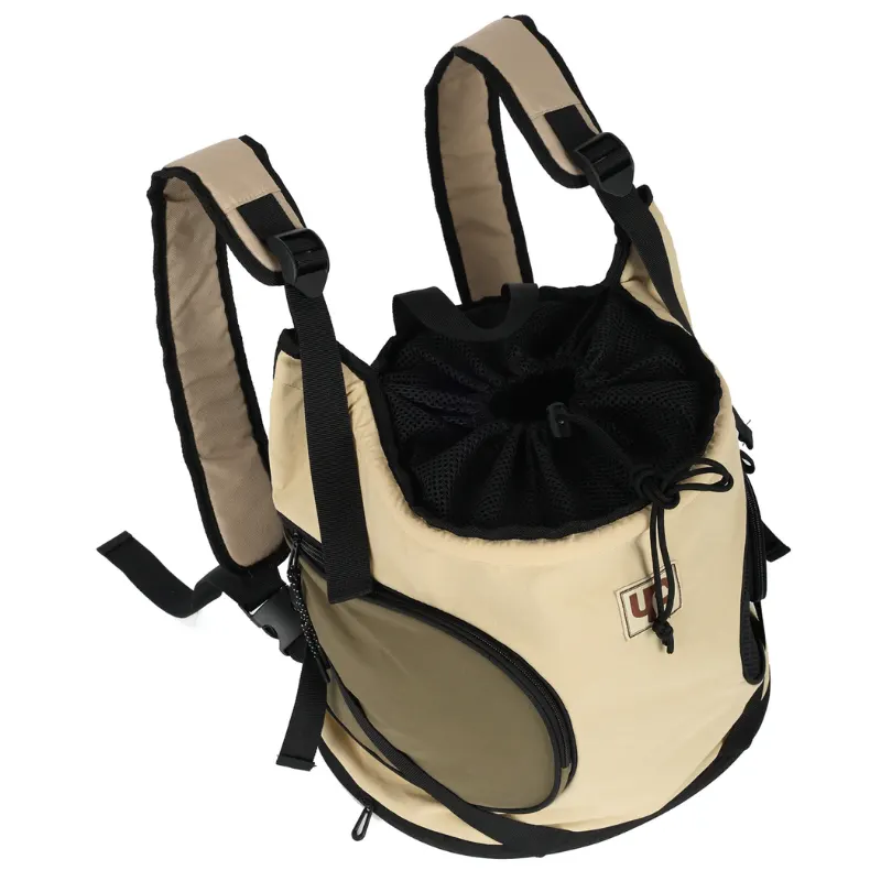 Mochila Canguru Transporte Pet Bege  Up4you