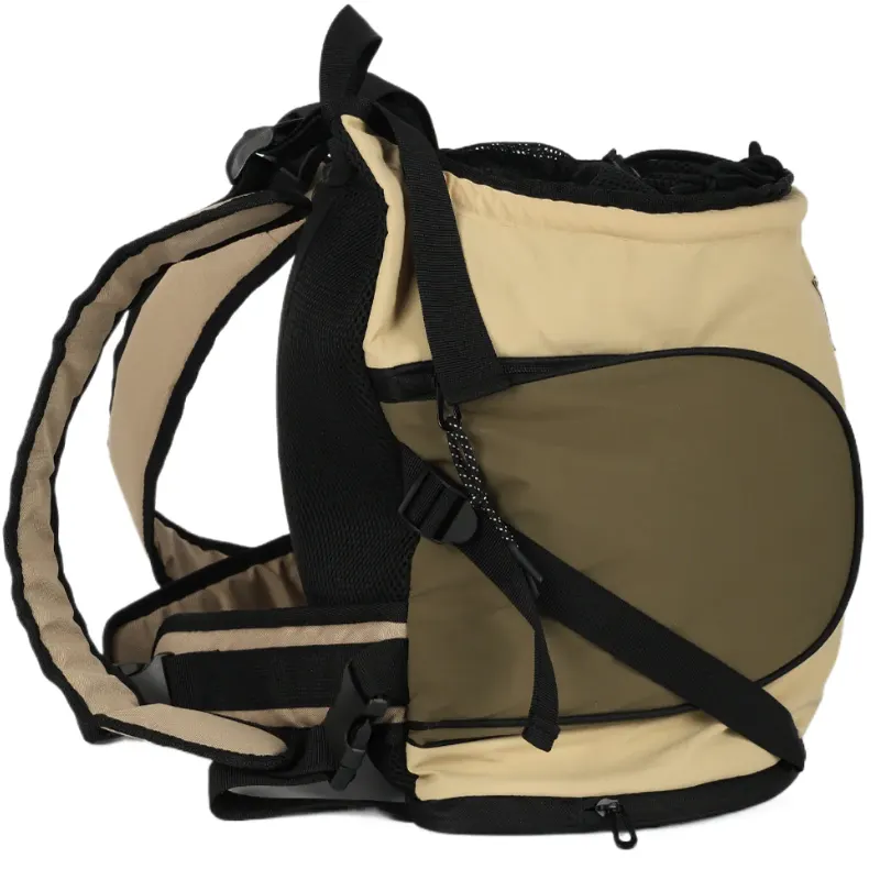 Mochila Canguru Transporte Pet Bege  Up4you