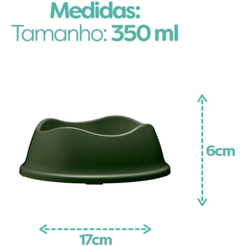Comedouro Stark Bowl 350 ml Musgo