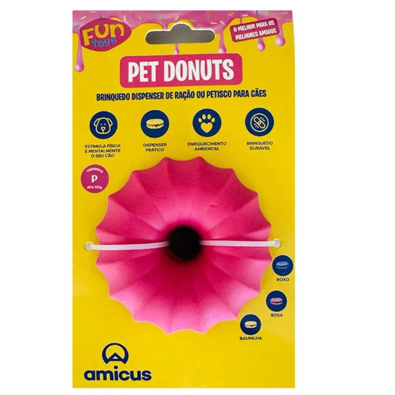 Brinquedo Amicus Fun Toys Donuts Rosa P