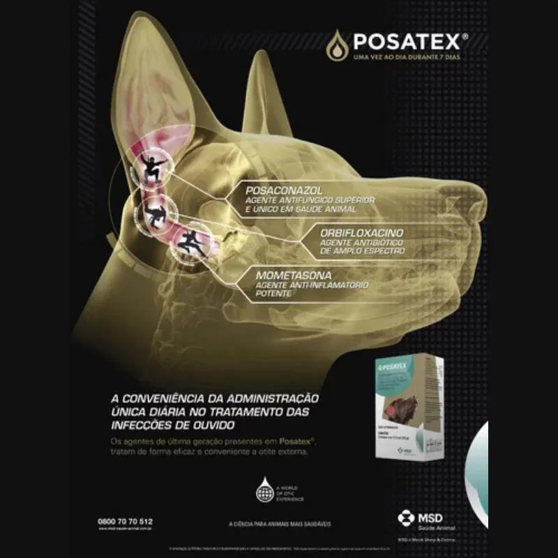 Anti-inflamatório MSD Posatex 17,5ml
