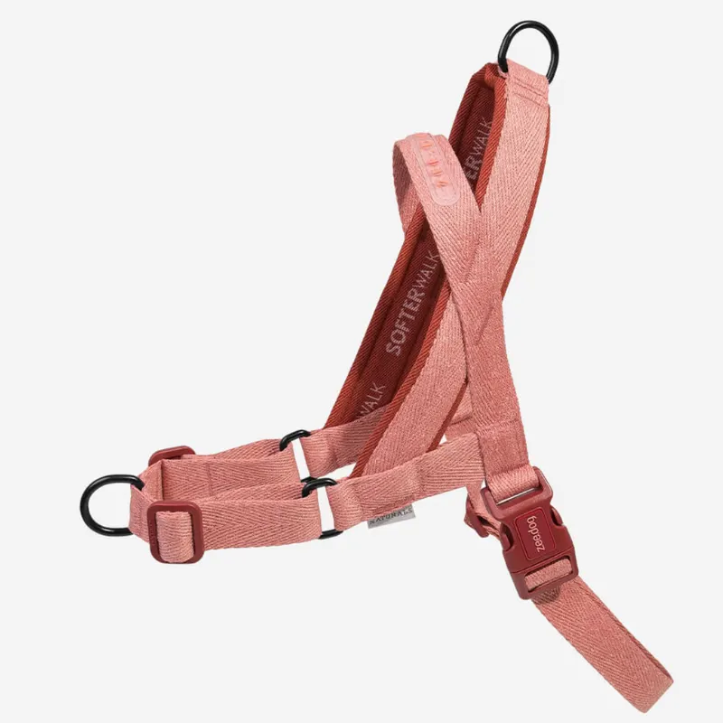 Peitoral Antipuxão Softer Walk Cachorros Natural Canyon G