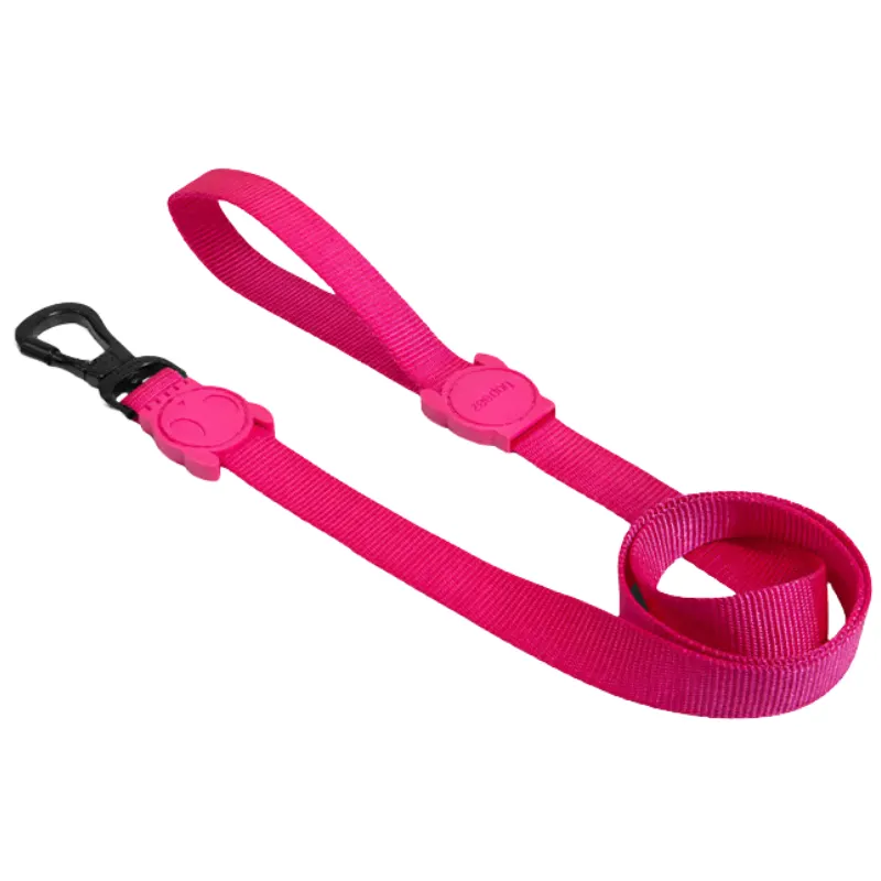 Guia Zee.Dog Padrão para Cães Pink Led