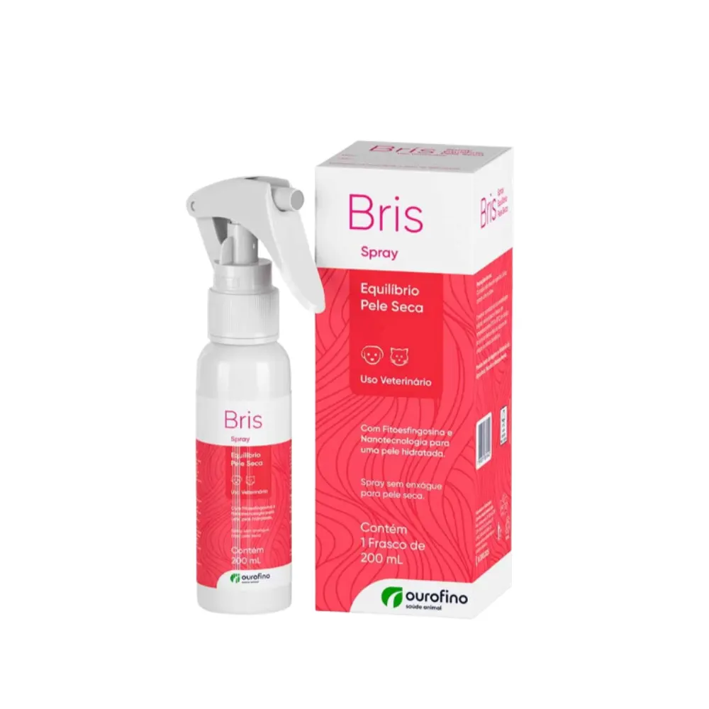 Spray Equilíbrio Pele Seca Bris Cães e Gatos 200ml