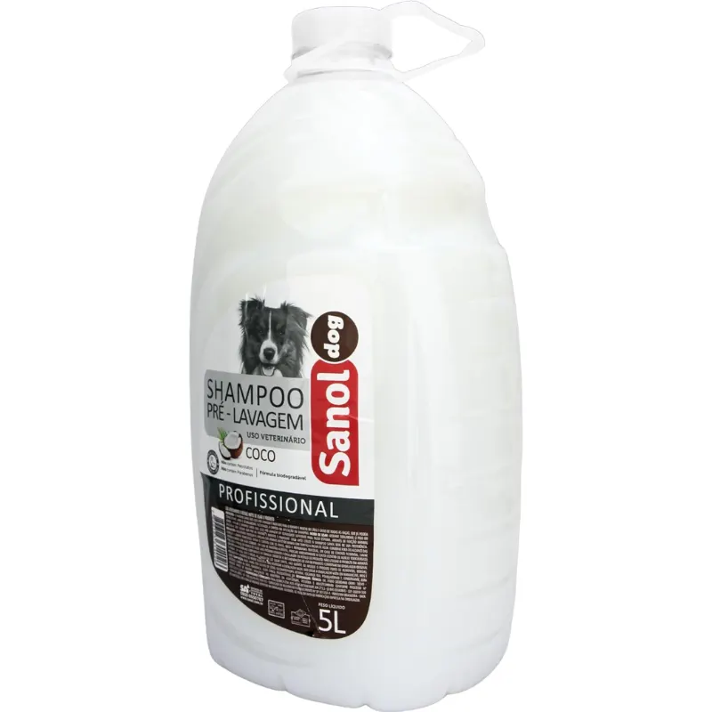 Sanol Dog Profissional Shampoo Coco Pré Lavagem 5 L