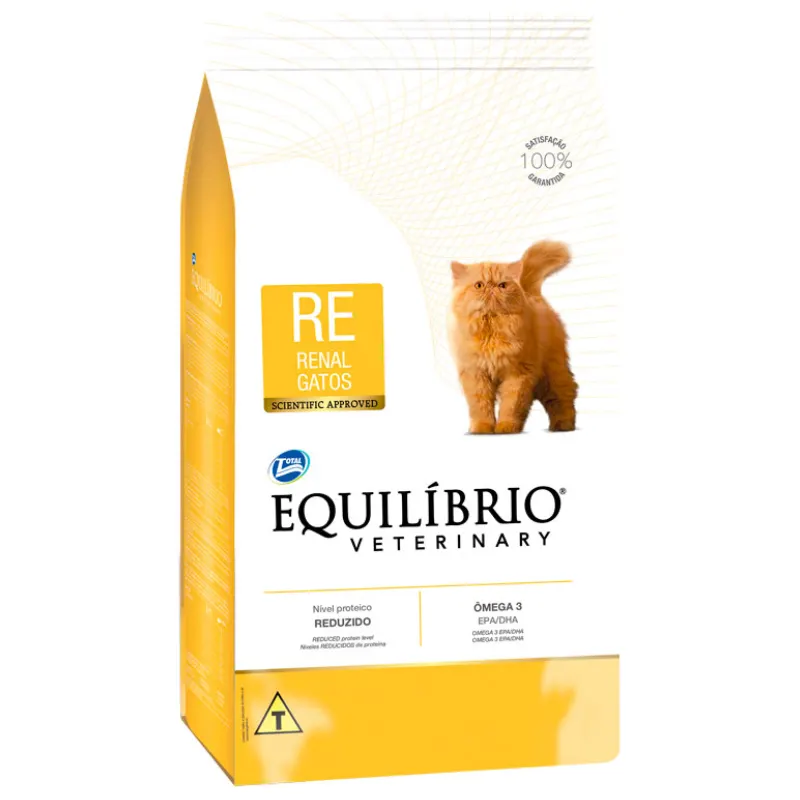 Ração Total Equilíbrio Veterinary RE Renal Gatos Adultos