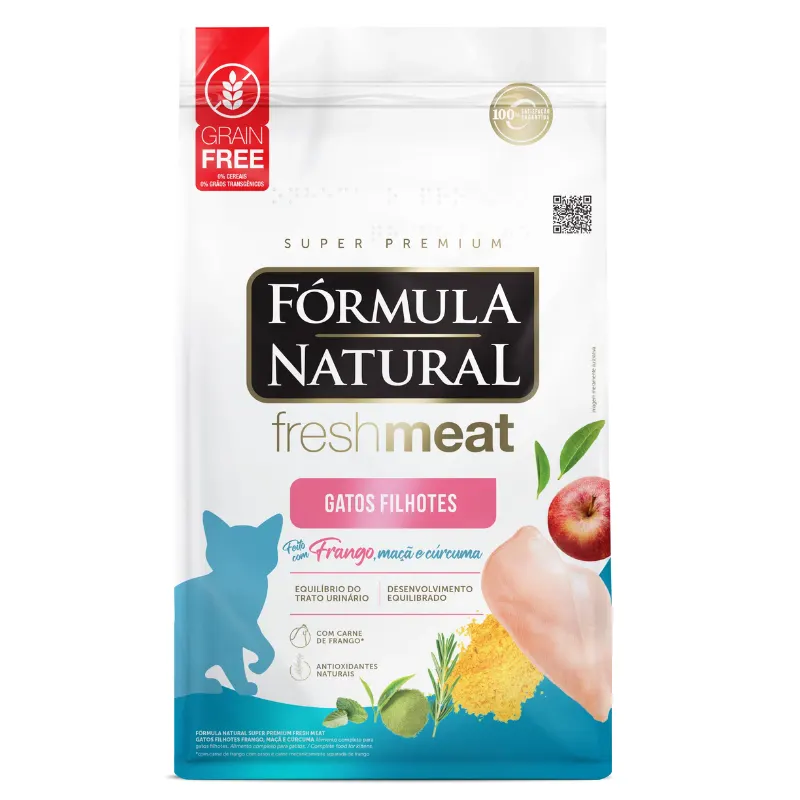 Ração Fórmula Natural Fresh Meat para Gatos Filhotes Sabor Frango 7 Kg