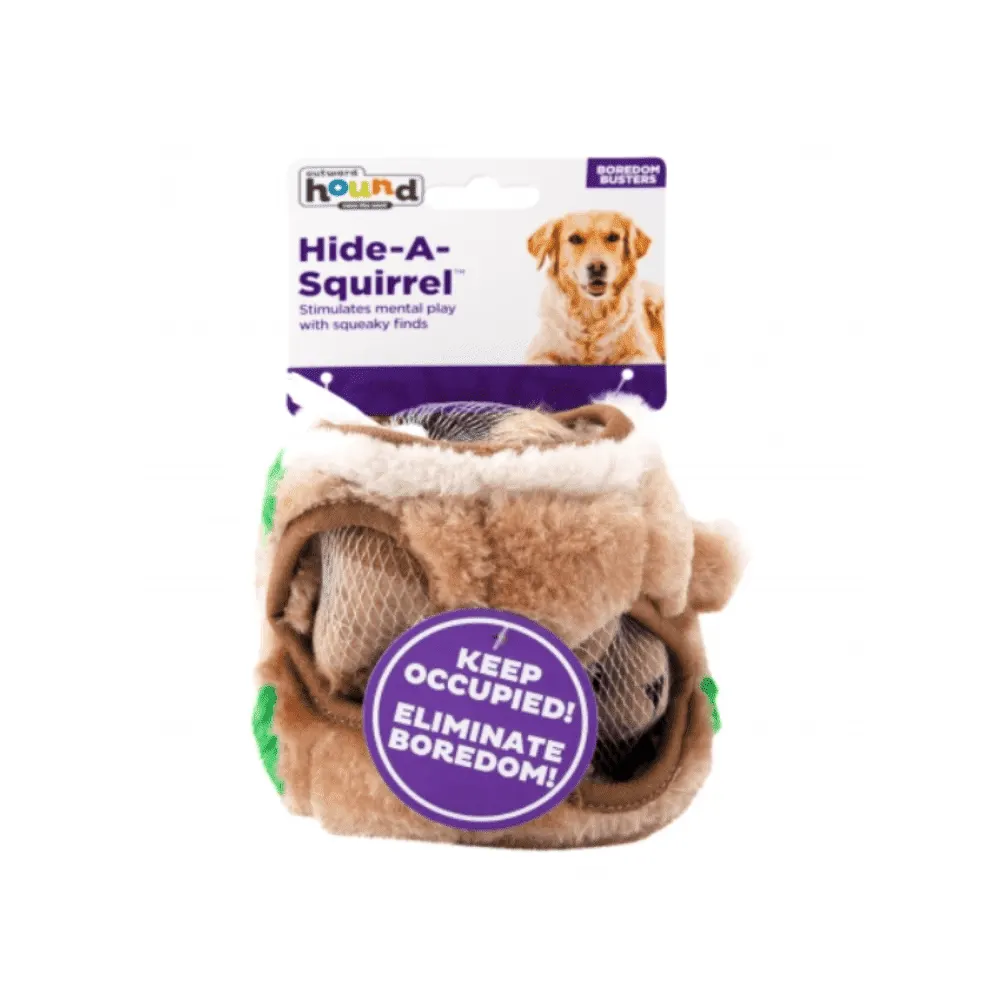 Brinquedo Toca de Esquilo Hide-a-Squirrel para Cães -Pequeno