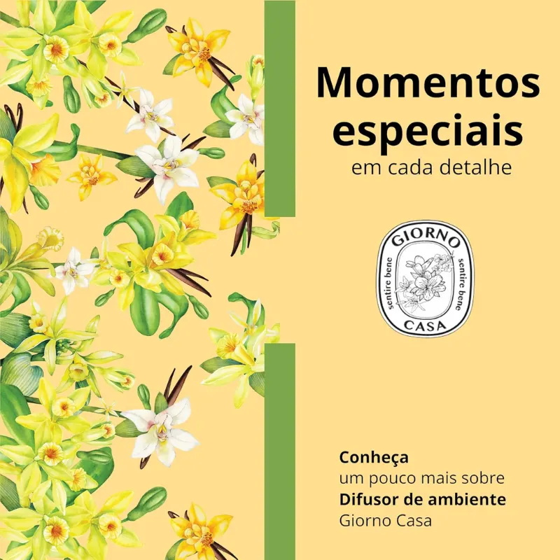 Giorno Casa Difusor de Ambientes Flor de Baunilha 250 ml