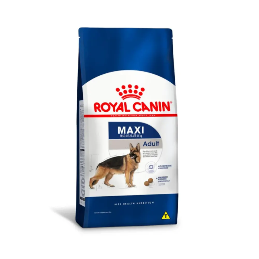 Ração Royal Canin Maxi Cães Adultos de Porte Grande 15kg
