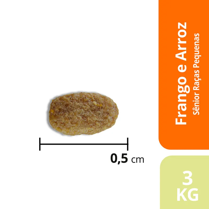 Ração Max para Cães Sênior Raças Pequenas Sabor Frango e Arroz
