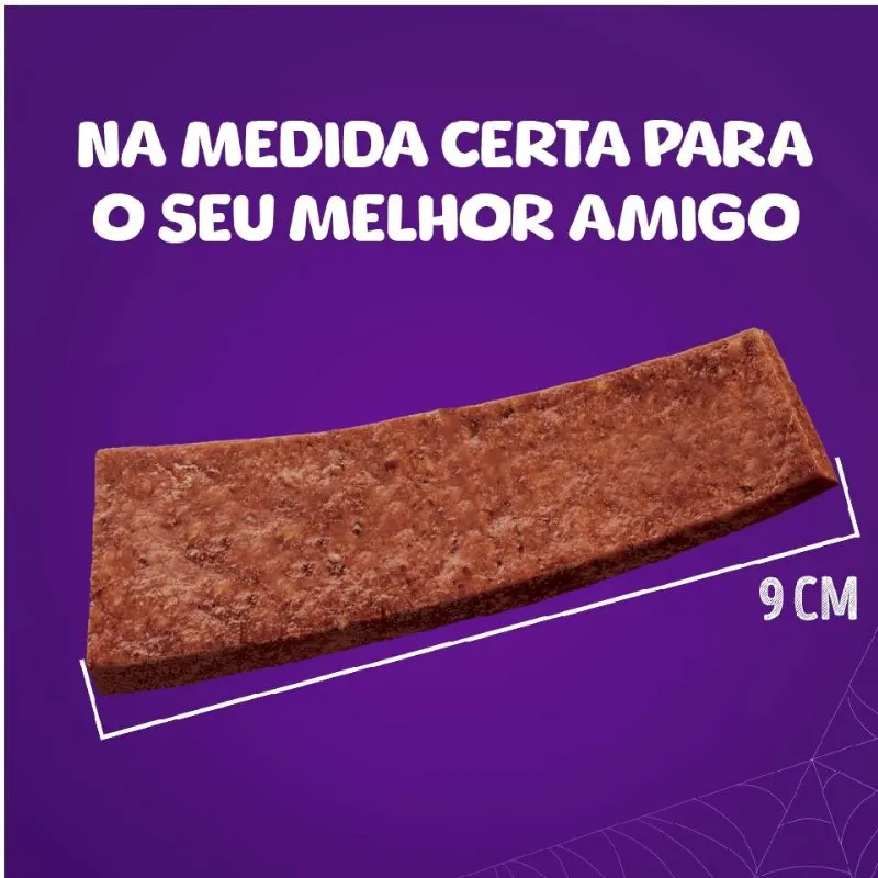 Petiscão Tablete Bifinho Mastigável Carne Halloween 60 g