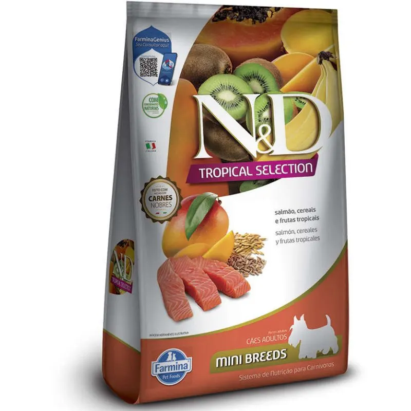 Ração N&D Tropical Cães Adultos Raças Mini e Pequenas Salmão 2 Kg
