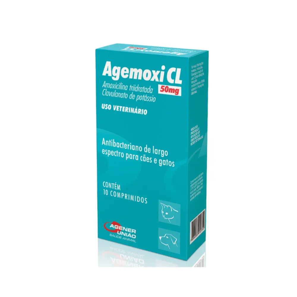 Agemoxi União 50mg 10 Comprimidos