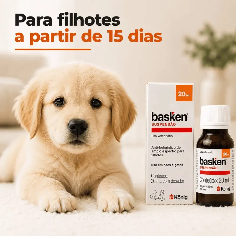 Vermifugo Basken Suspensão König 20 ml