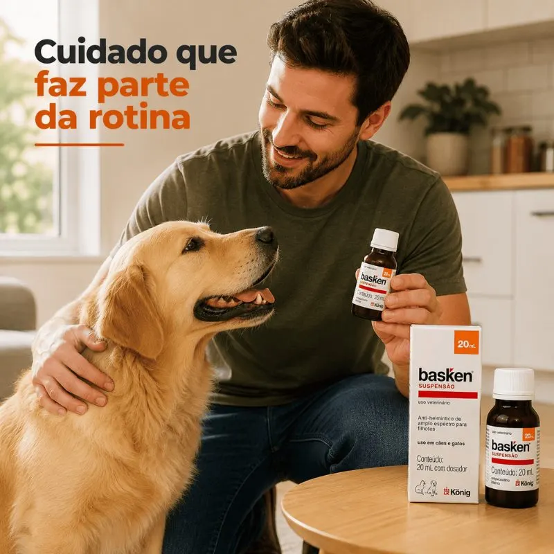 Vermifugo Basken Suspensão König 20 ml