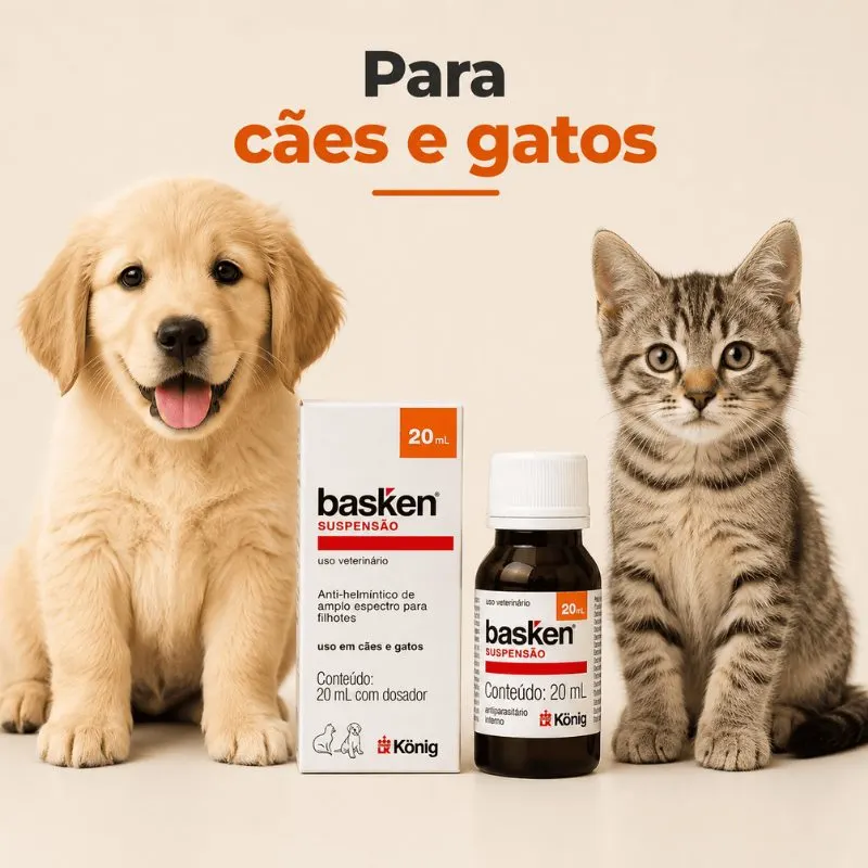 Vermifugo Basken Suspensão König 20 ml