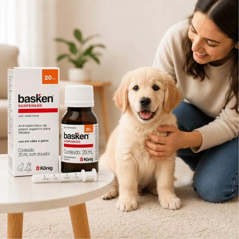 Vermifugo Basken Suspensão König 20 ml