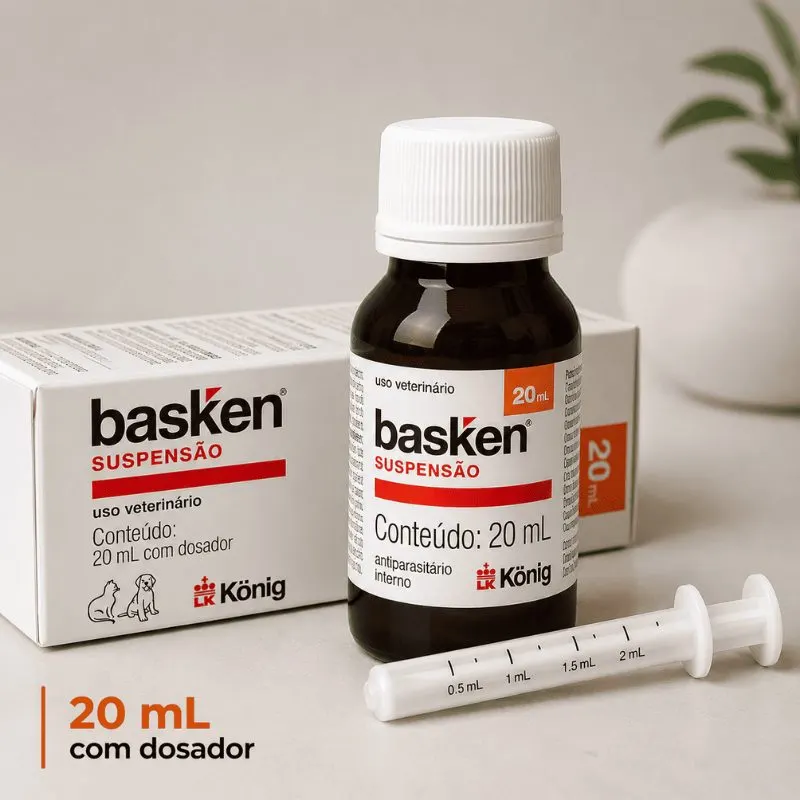 Vermifugo Basken Suspensão König 20 ml