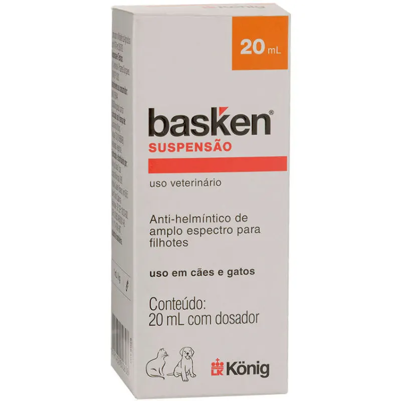 Vermifugo Basken Suspensão König 20 ml