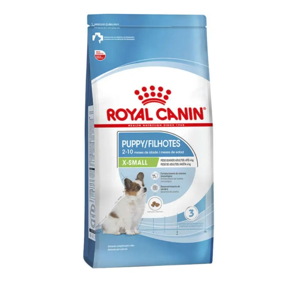 Ração Royal Canin X-Small Junior Cães Filhotes 1Kg