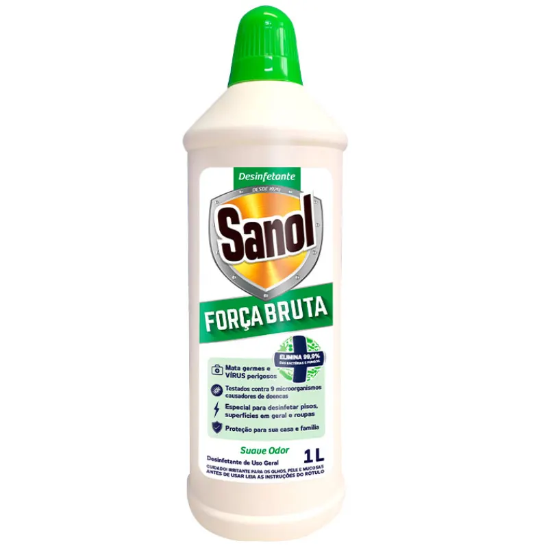 Desinfetante Sanol Força Bruta Suave 1 L