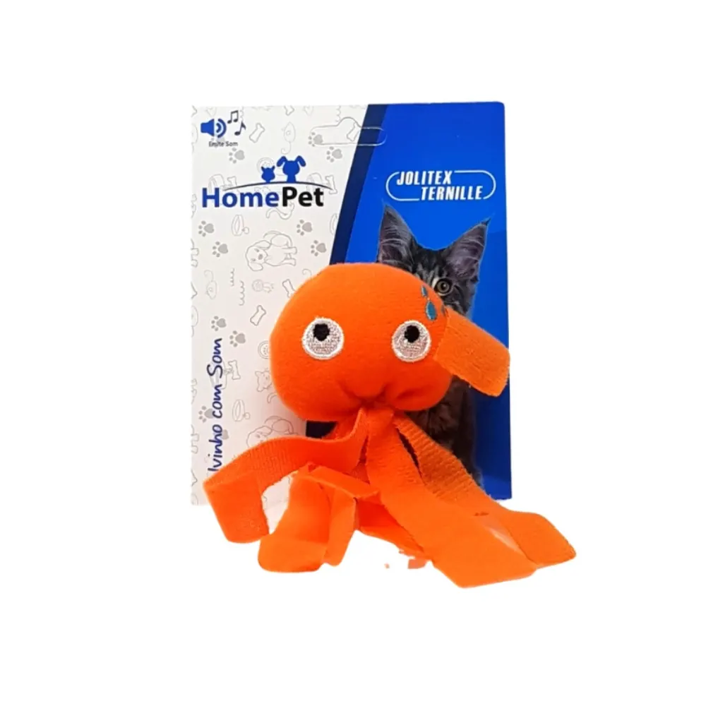 Brinquedo Home Pet Pelúcia Polvinho Laranja