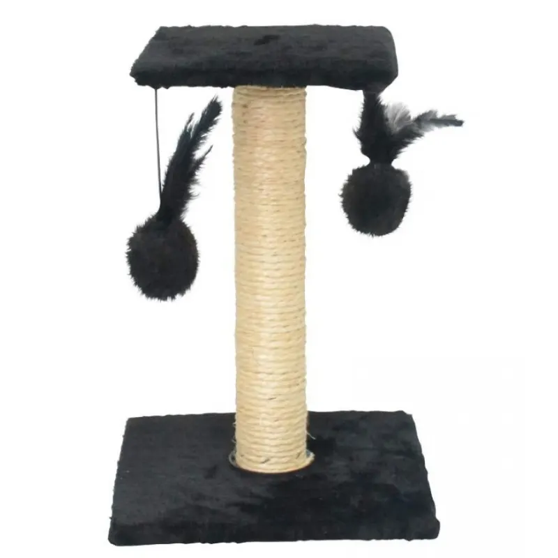 Arranhador Plataforma Quadrada Preto São Pet