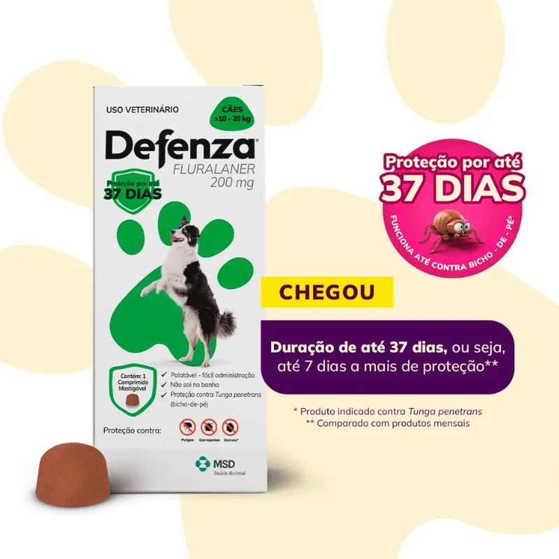 Defenza 400 mg de 20 a 40 Kg
