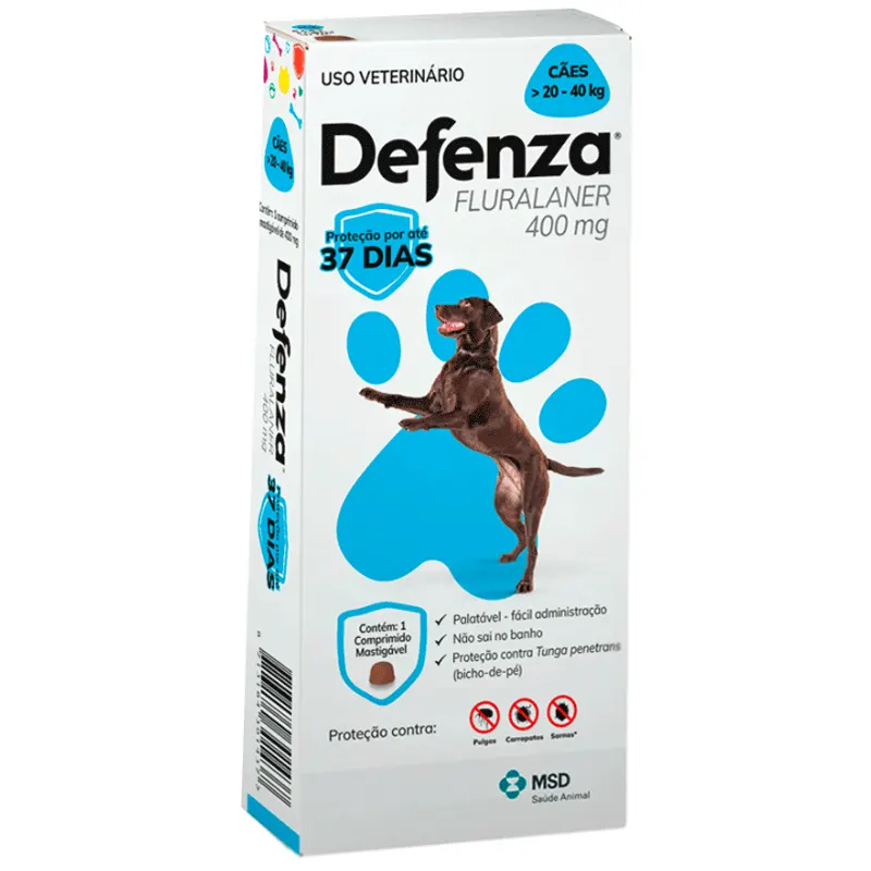 Defenza 400 mg de 20 a 40 Kg