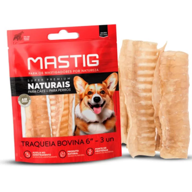 Mastig Traqueia Bovina Natural 6 3 UN