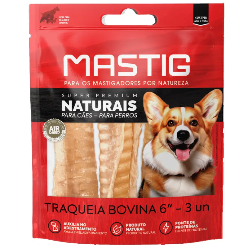 Mastig Traqueia Bovina Natural 6 3 UN
