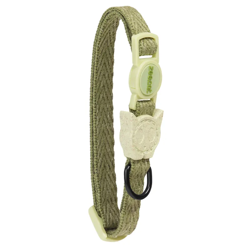 Coleira Zee.Cat para Gatos Padrão Moss Naturals