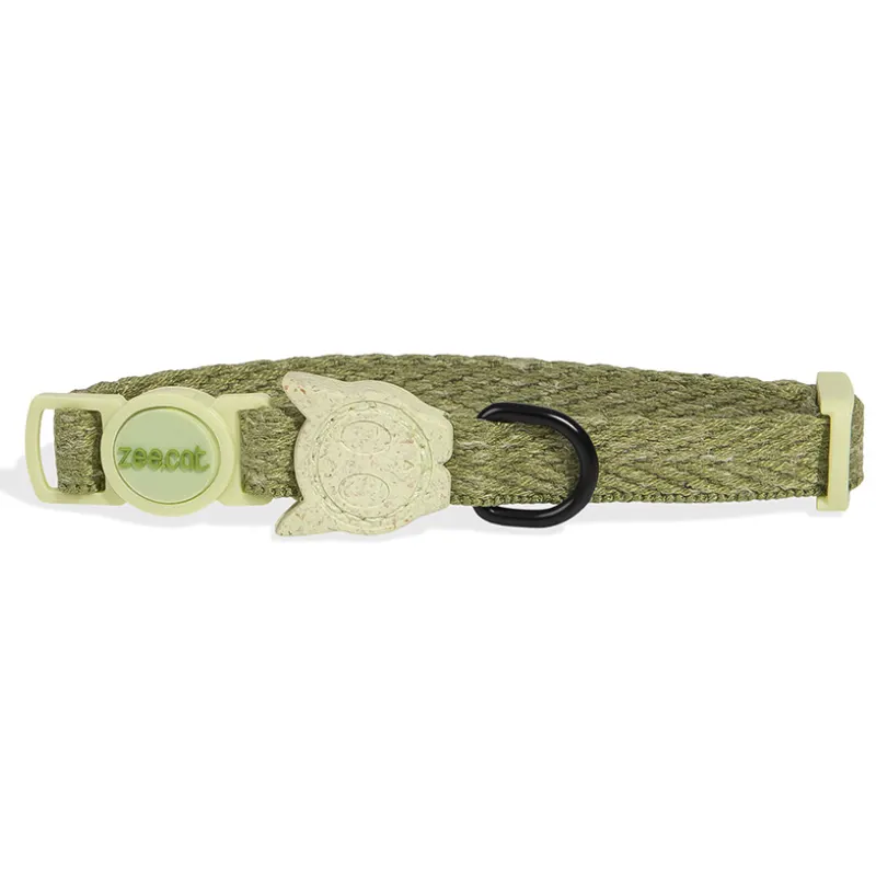 Coleira Zee.Cat para Gatos Padrão Moss Naturals