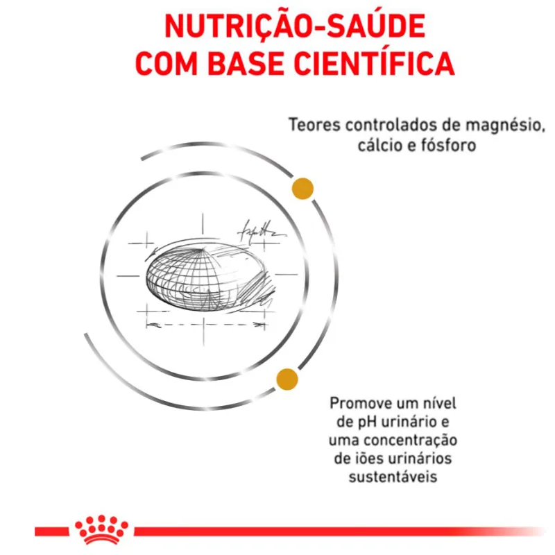 Ração Royal Canin Veterinary Diet Urinary S/O para Gatos com Cálculos Urinários 4 Kg