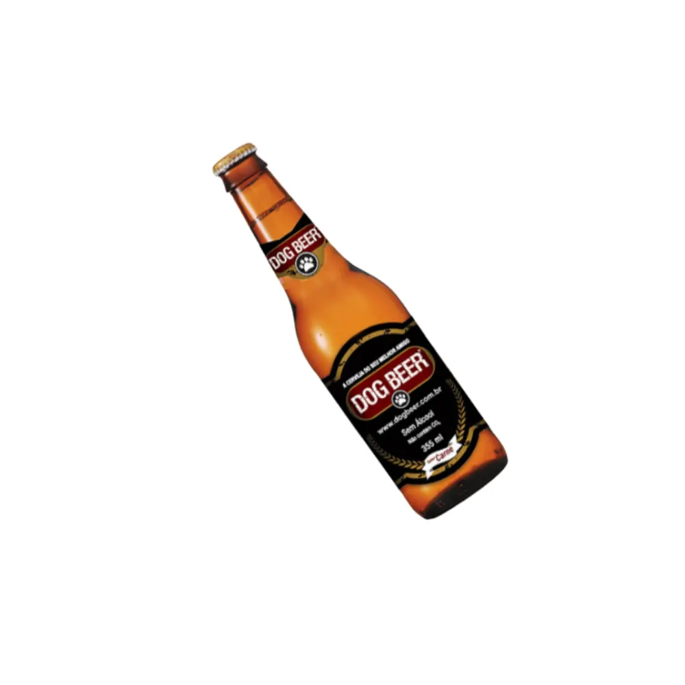 Cerveja Dog Beer Sem Álcool Sabor Carne Para Cães 355ml
