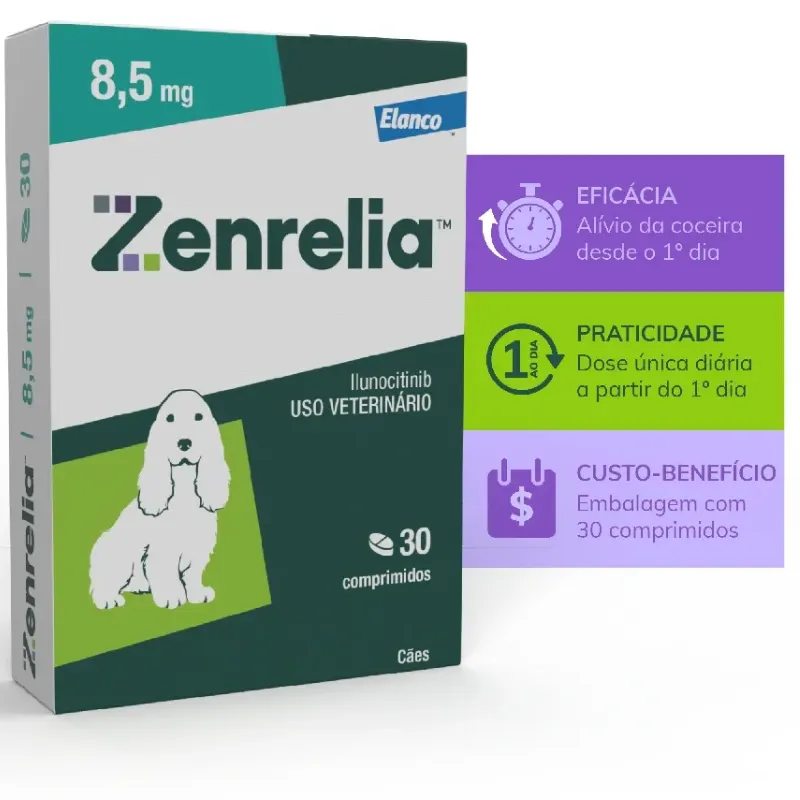 Zenrelia Elanco  8.5 mg com 30 Comprimidos