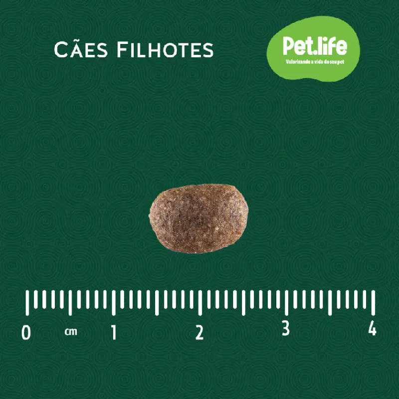 Ração Pet life Frango e Arroz para Cães Filhotes