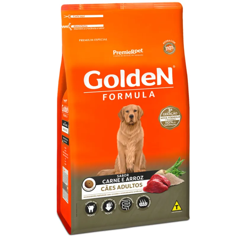Ração Golden Formula Cães Adultos 3 Kg