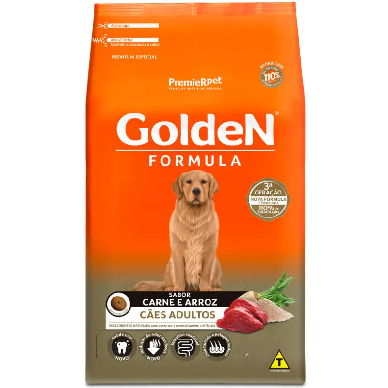 Ração Golden Formula Cães Adultos 3 Kg