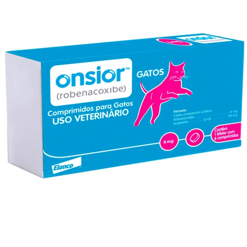 Onsior(ROBENACOXIB) 6 mg 6 comprimidos (Gatos)