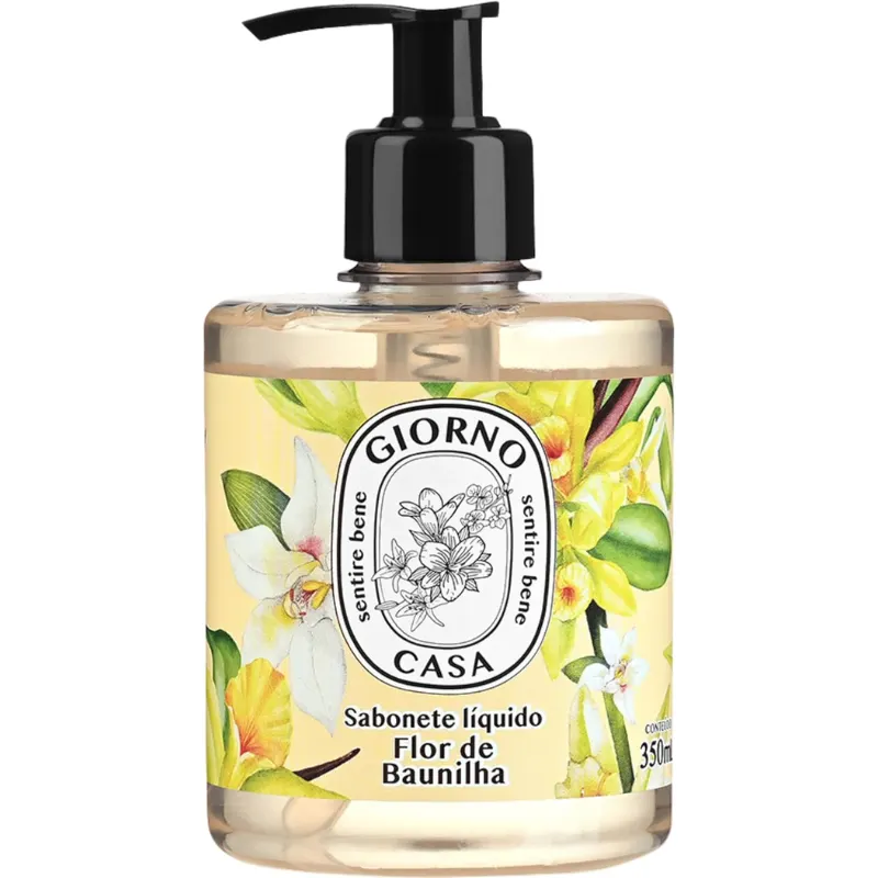Giorno Casa Sabonete Liquido Flor de Baunilha 350 ml