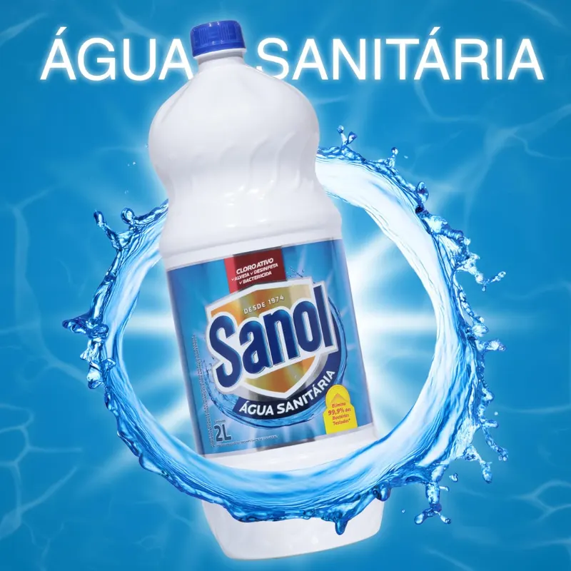 Água Sanitária Sanol 2 L