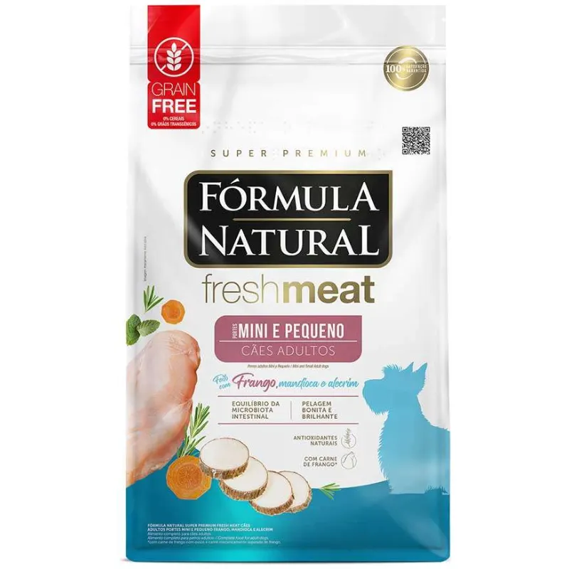 Ração Fórmula Natural Fresh Meat para Cães Adultos de Pequeno Porte 10,1 Kg