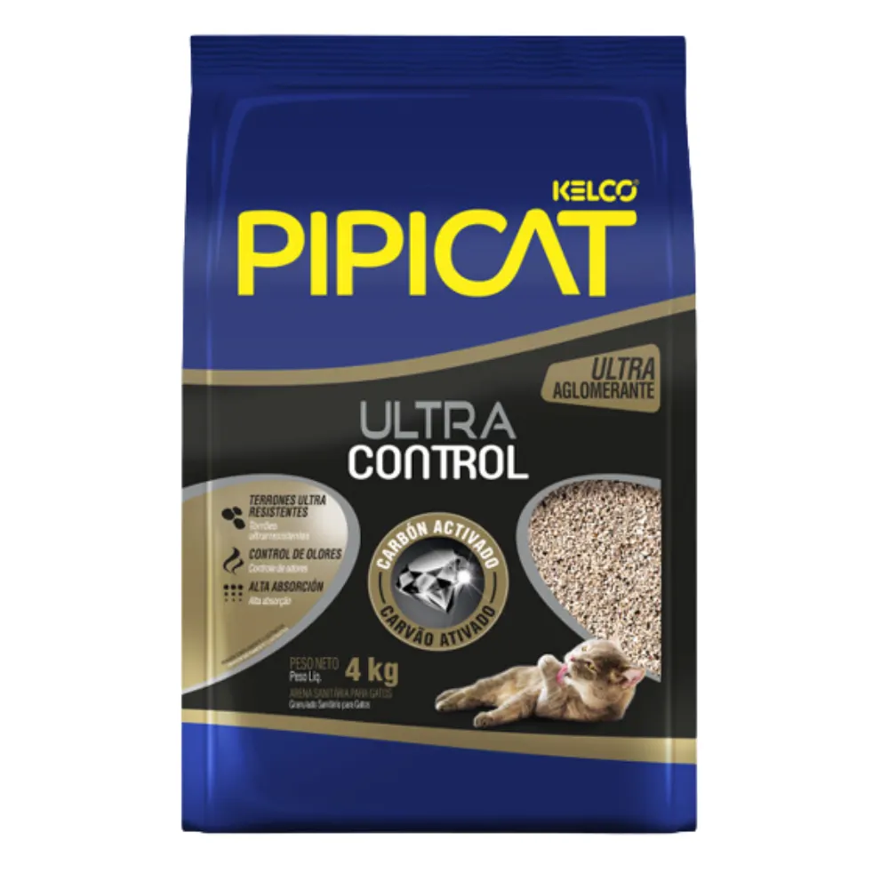 Granulado Sanitário Pipicat Ultra Control- 4Kg