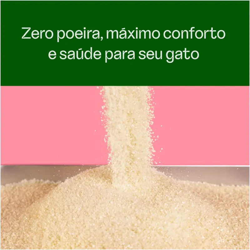 Areia Higiênica Viva Verde Grãos Mistos 10 Kg