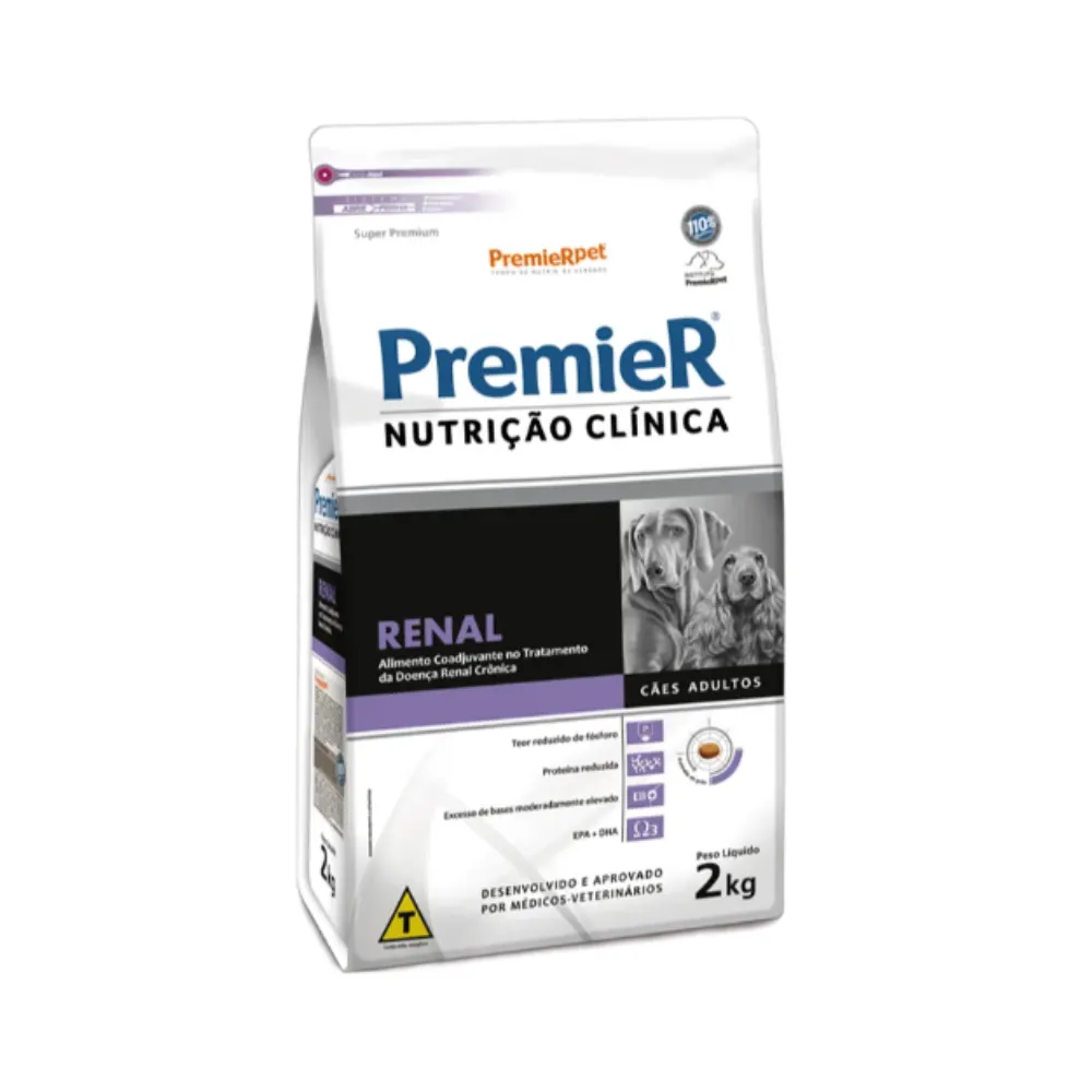 Premier Renal Ração Nutrição Clínica Cães Adultos - 2 Kg