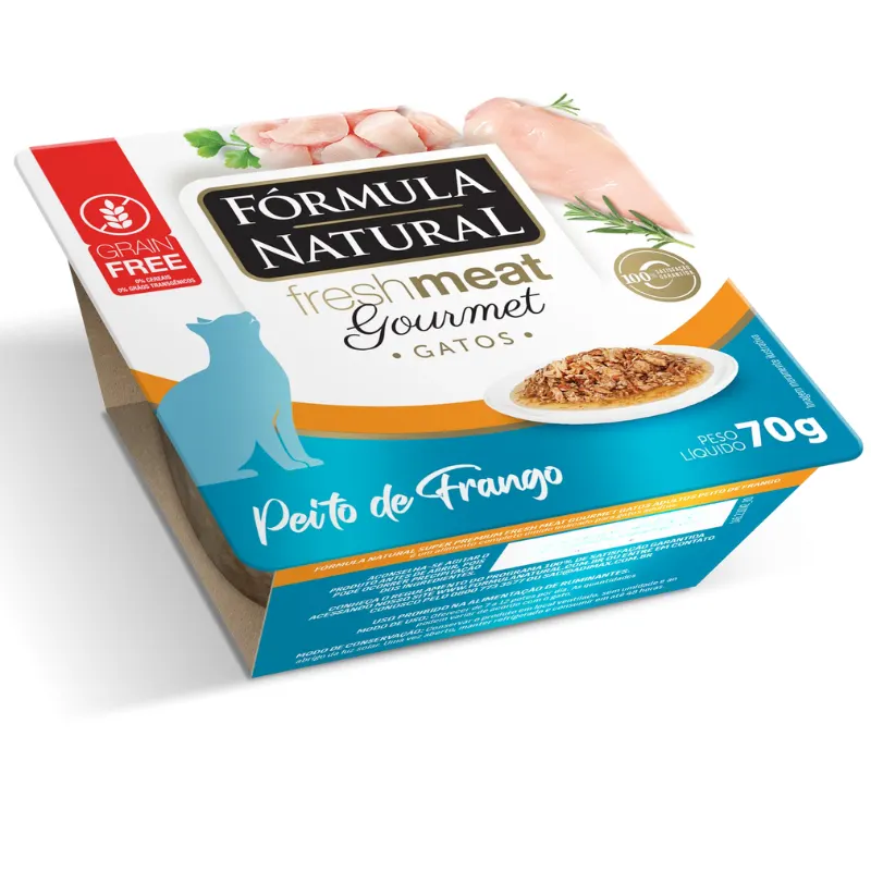 Fórmula Natural Gourmet para Gatos Frango 70 g