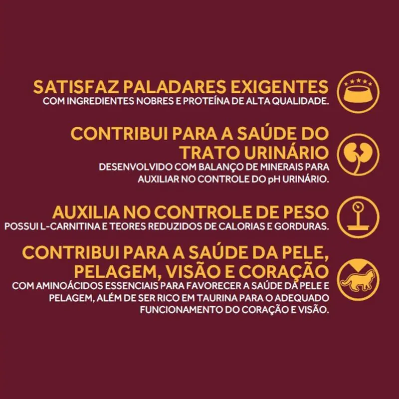 Ração GranPlus Gato Gourmet Adt Castrado Salmão/Frango