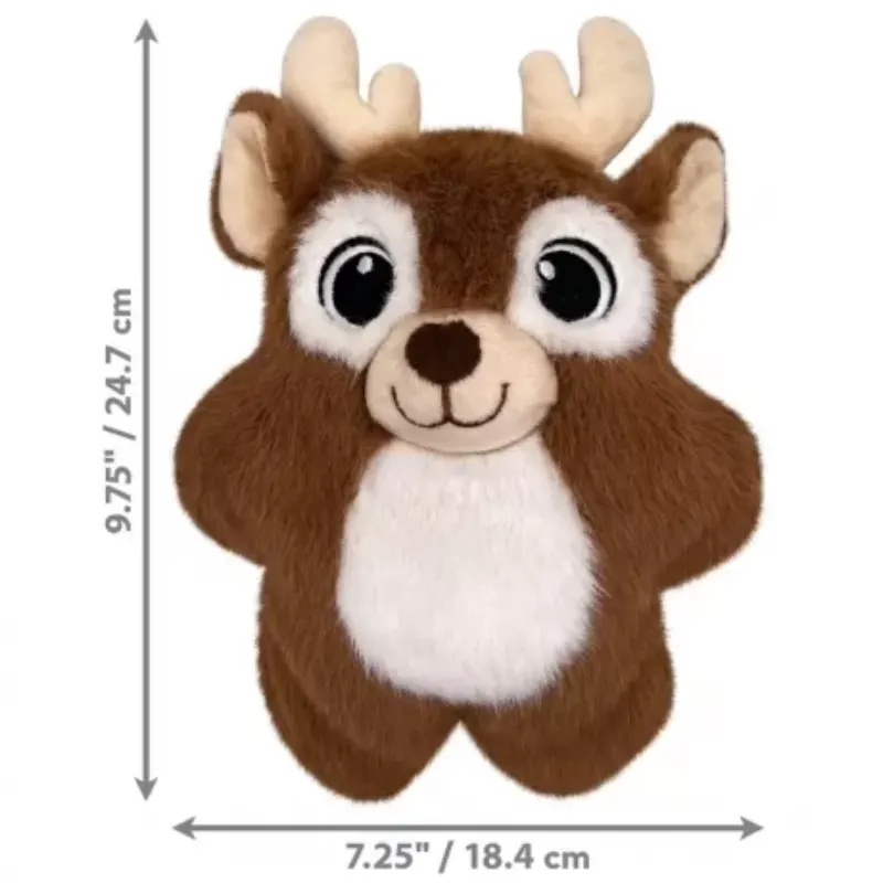 Brinquedo Kong Holiday Snuzzles Reindeer Médium